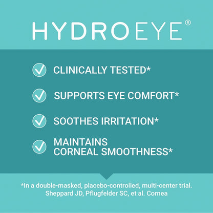 ScienceBased Health HydroEye Dry Eye Supplement – Clinically Tested Formula with GLA & Omega-3 – Supports a Healthy Tear Film for Lasting Eye Comfort – 120 Softgels